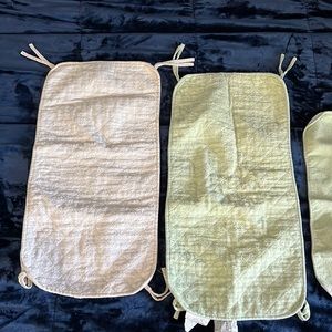 Crib Rail protectors and a mat